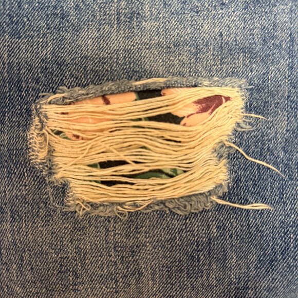 Levis 511 Mens Denim Distressed Jorts Shorts Size 36 - Picture 6 of 7